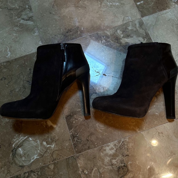 Fendi Brown Suede Ankle Boots - Picture 1 of 5